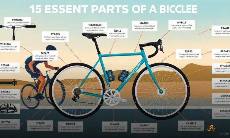 Descubra 15 Partes Essenciais da Bicicleta