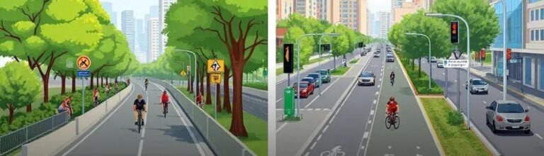 Ciclovia e Ciclofaixa: 5 Diferenças Cruciais para Ciclistas
