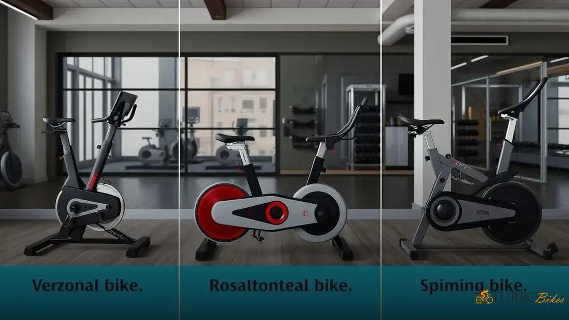  Diferenças entre bicicleta ergométrica vertical, horizontal e spinning