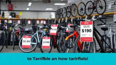 Impacto das Tarifas sobre Produtos Importados para Lojas de Bicicletas nos EUA