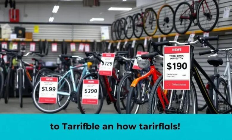 Impacto das Tarifas sobre Produtos Importados para Lojas de Bicicletas nos EUA
