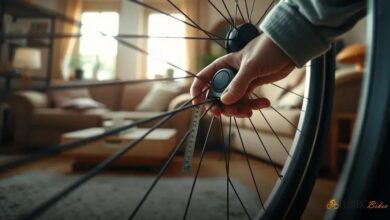 Como medir o aro da bicicleta em casa