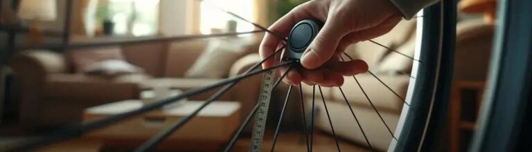 Como medir o aro da bicicleta em casa