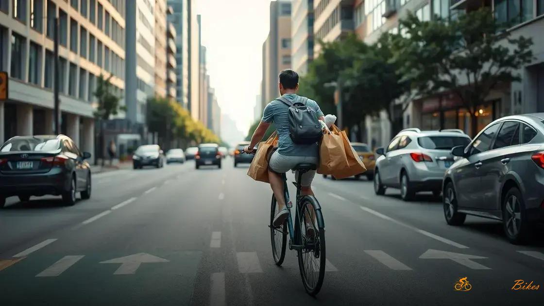 Benefícios econômicos do uso diário da bicicleta