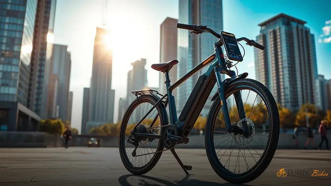  Bicicletas elétricas e conectividade inteligente