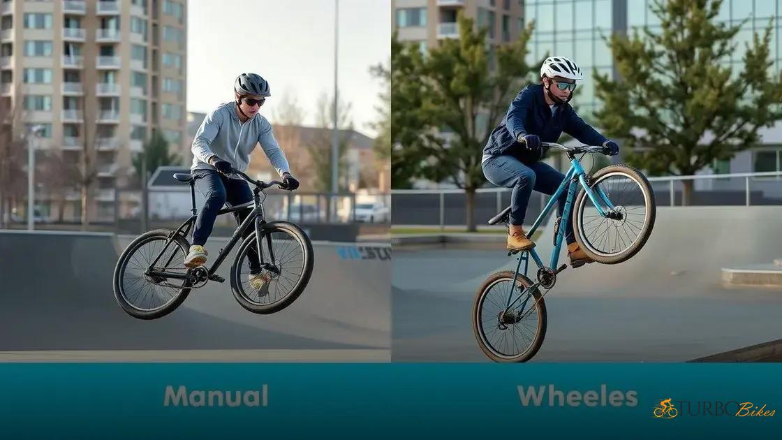  Tipos de empinada: manual e wheelie