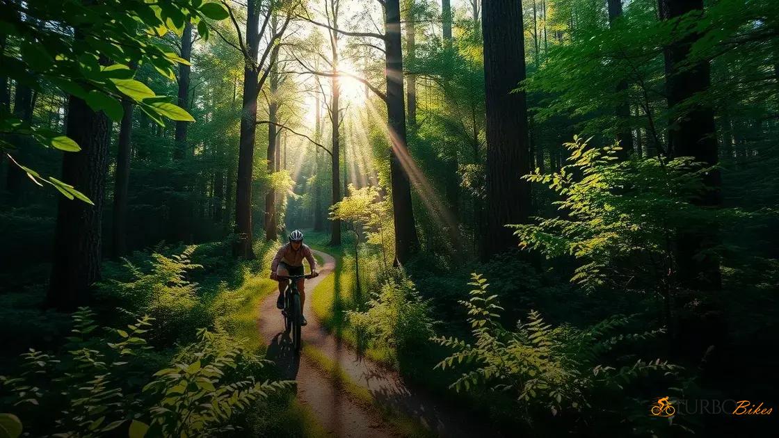  A importância do contato com a natureza e a liberdade proporcionada pelo pedal