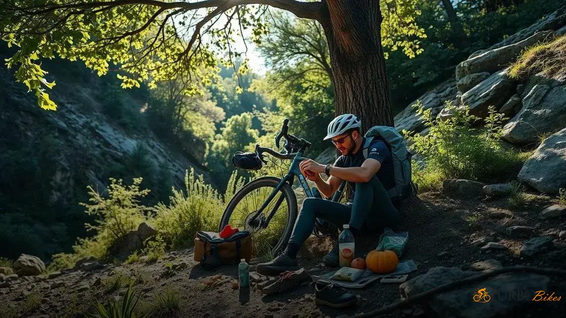  Alimentação, hidratação e cuidados com a saúde em roteiros autossuficientes