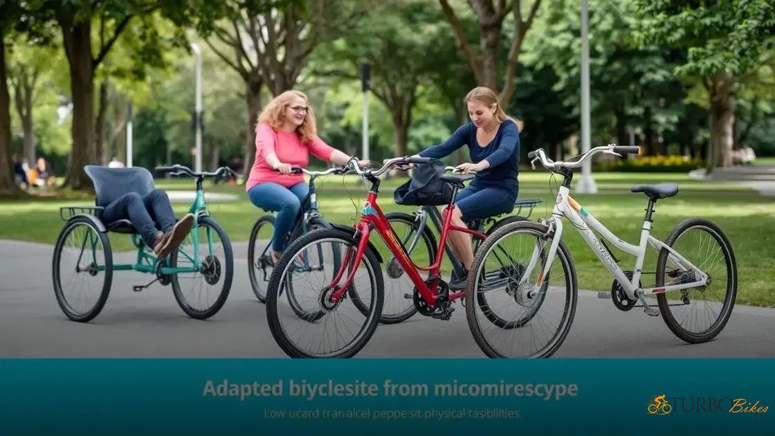  Bicicletas adaptadas: soluções para pessoas com deficiência física ou mobilidade reduzida