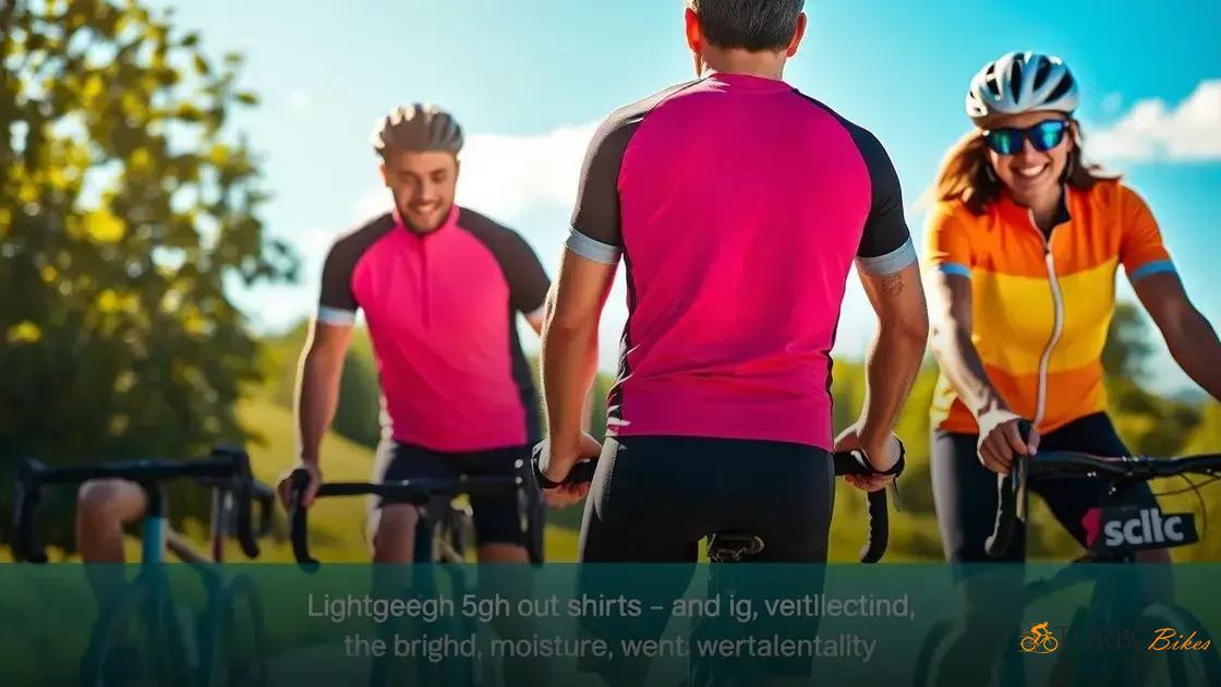  Camisetas e jerseys leves para ventilação eficiente