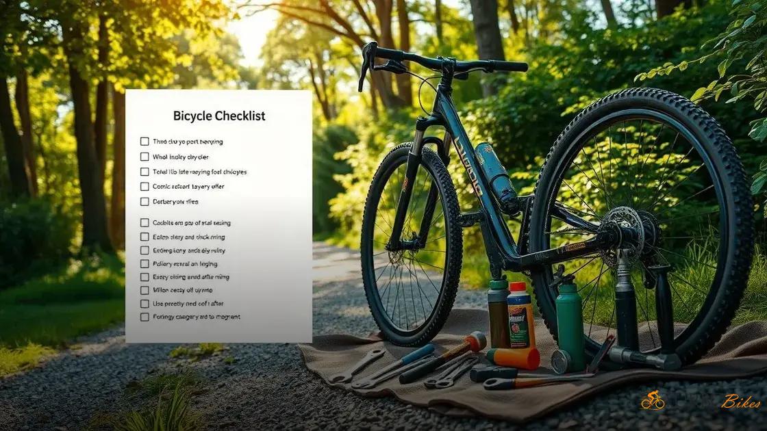  Checklist rápido: o que verificar antes e depois de cada pedal