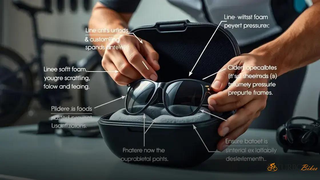  Como armazenar os óculos para evitar riscos e deformações