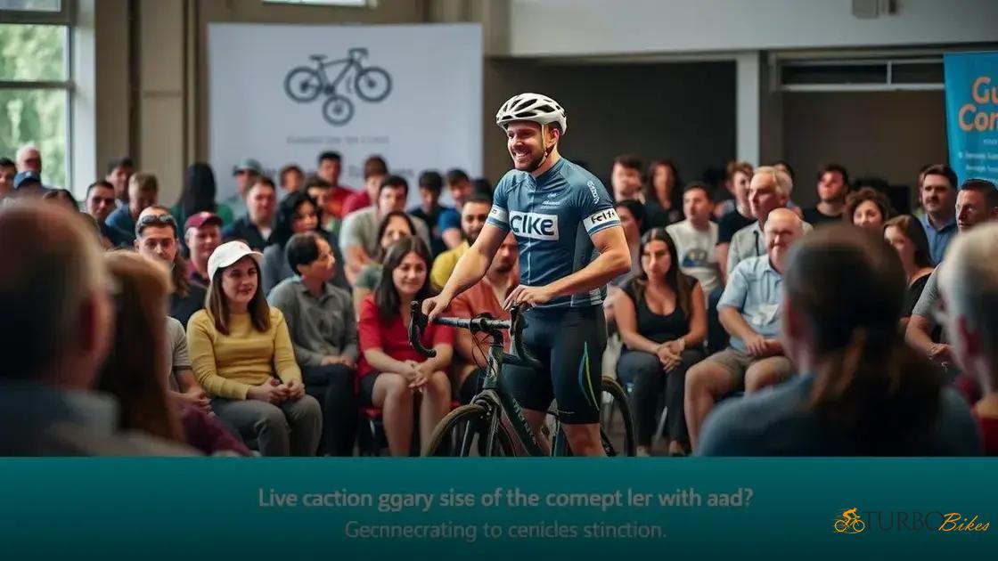  Como compartilhar sua própria história e inspirar outros ciclistas