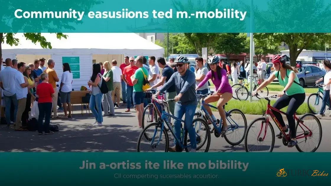  Como engajar a comunidade local em projetos de mobilidade sustentável