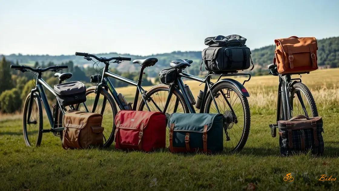  Como escolher o tipo certo de bolsa ou alforje para cada viagem