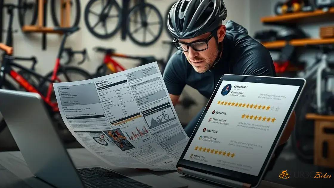  Como interpretar especificações técnicas e reviews de bicicletas