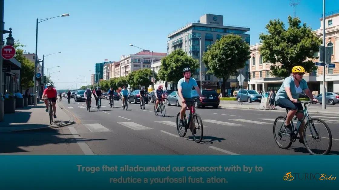  Como o ciclismo reduz a emissão de poluentes e o consumo de combustíveis fósseis