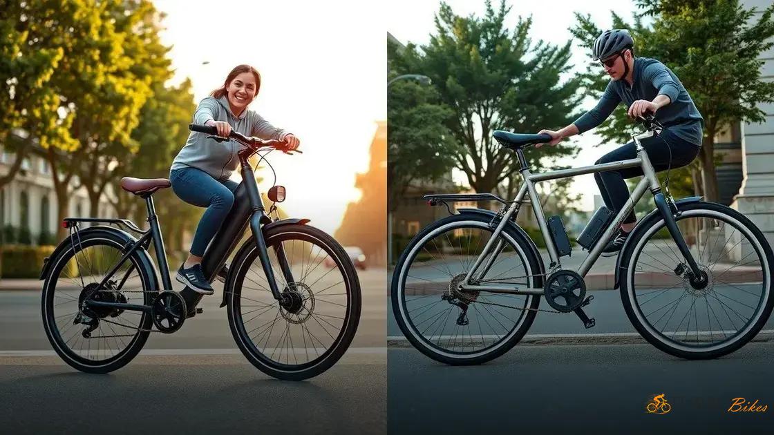  Comparativo geral entre bicicletas elétricas e convencionais: vantagens e limitações