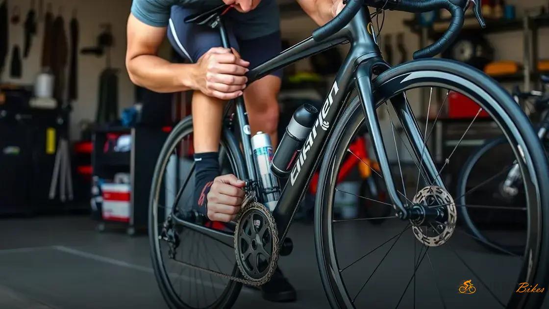  Cuidados com a manutenção em bicicletas de estrada de alto rendimento