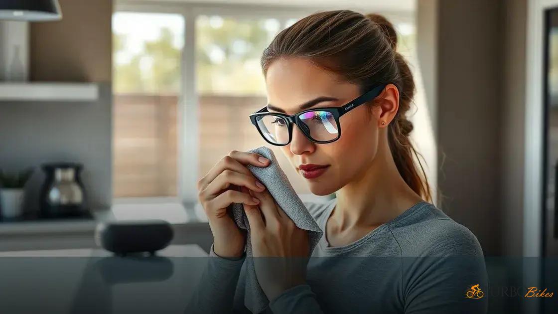  Cuidados e manutenção para prolongar a vida útil dos óculos