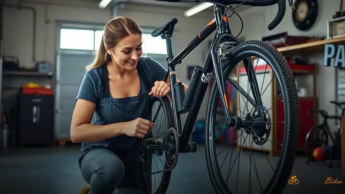  Cuidados na manutenção da bike feminina para garantir durabilidade