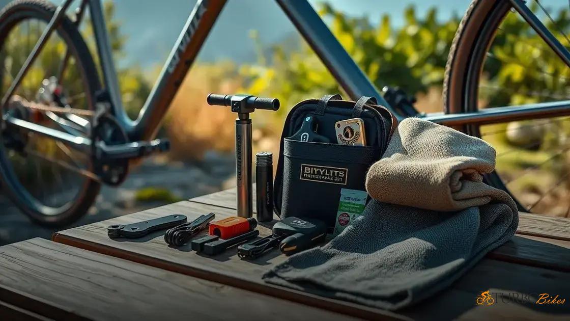  Dicas para montar um kit portátil para levar nos pedais