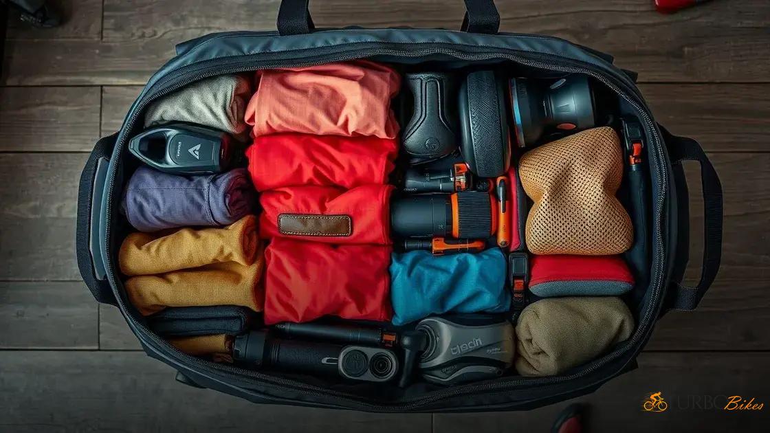  Dicas para organizar roupas, equipamentos e itens pessoais