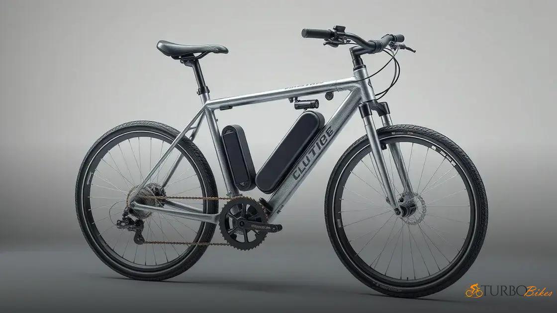  Diferenças no quadro: reforço estrutural para suportar motor e bateria