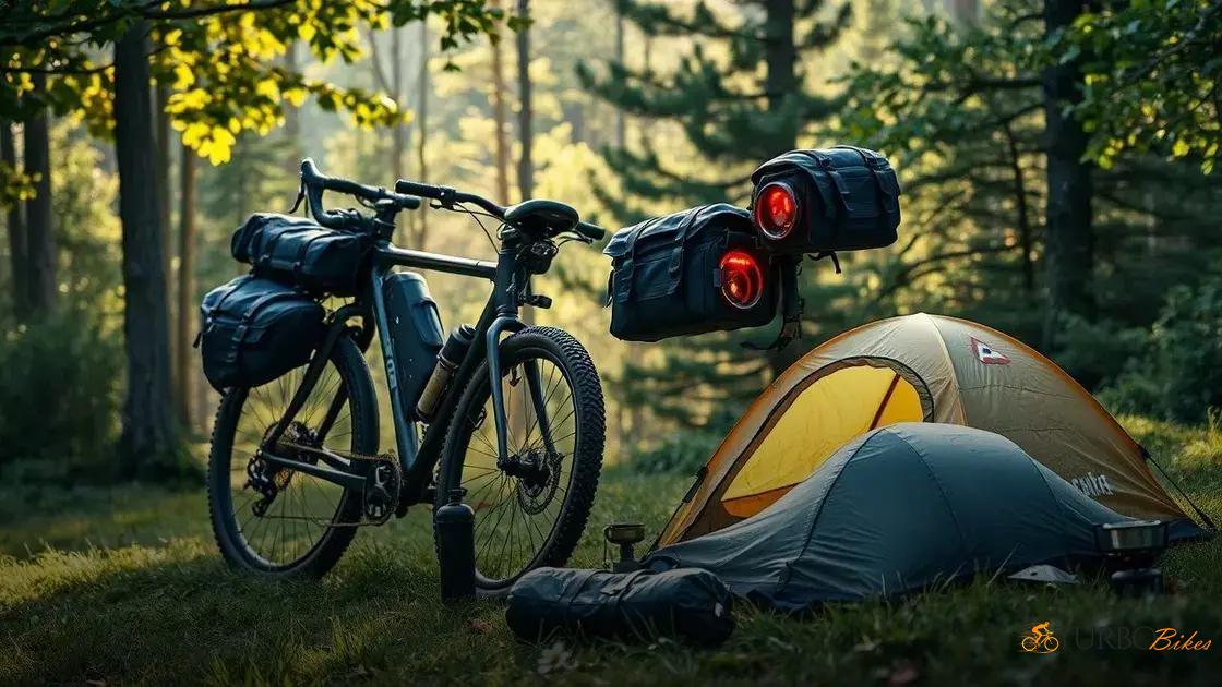  Equipamentos essenciais: bolsas, ferramentas, iluminação e itens de camping