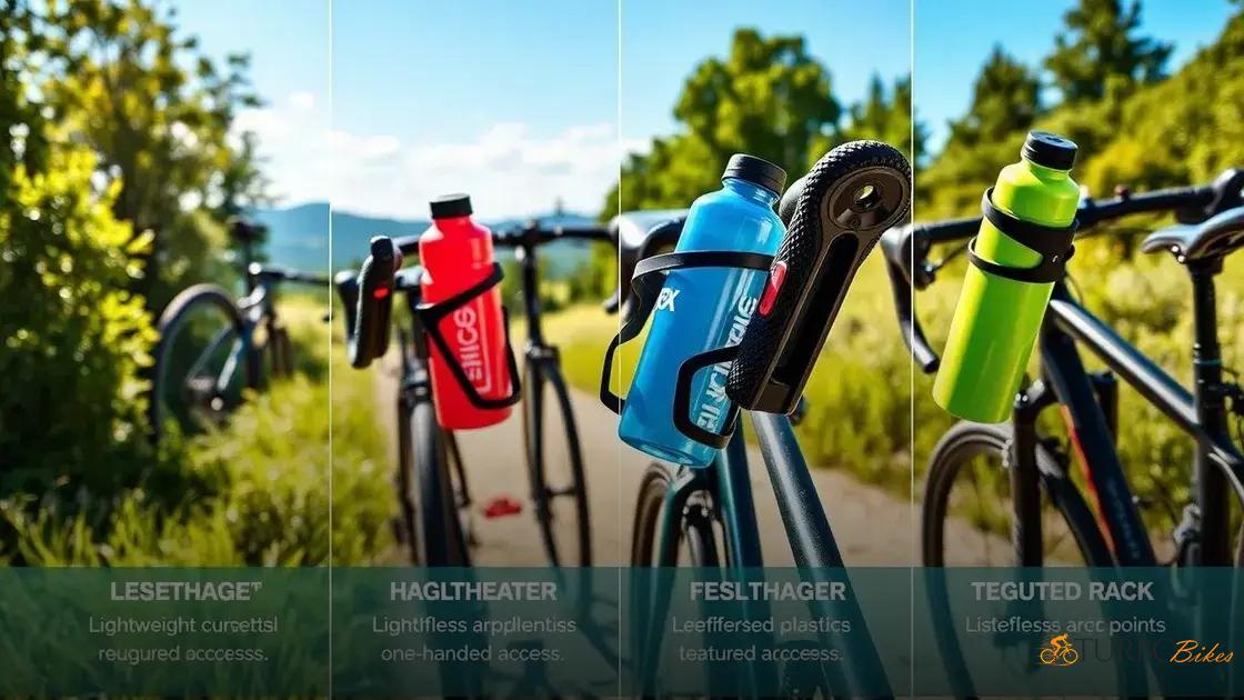  Fatores a considerar: peso, resistência, acesso rápido e fixação