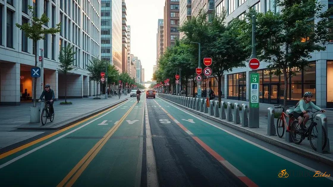  Infraestrutura essencial: ciclovias, ciclofaixas, paraciclos e sinalização adequada