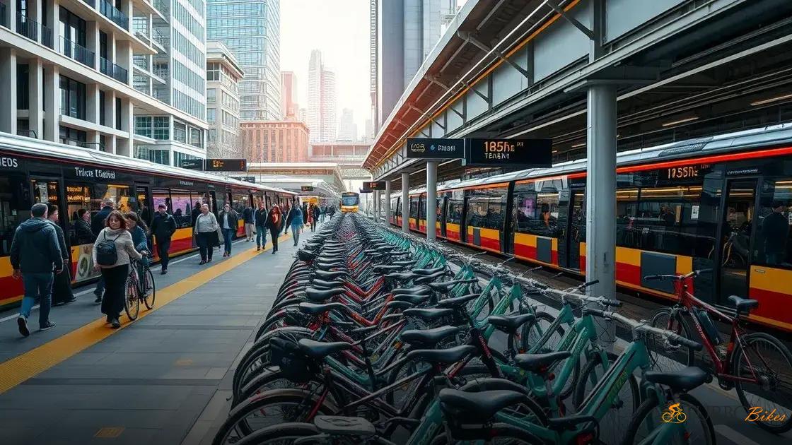  Integração com o transporte público: como facilitar o uso combinado