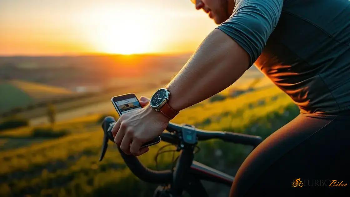  Integração com smartwatches, ciclocomputadores e redes sociais