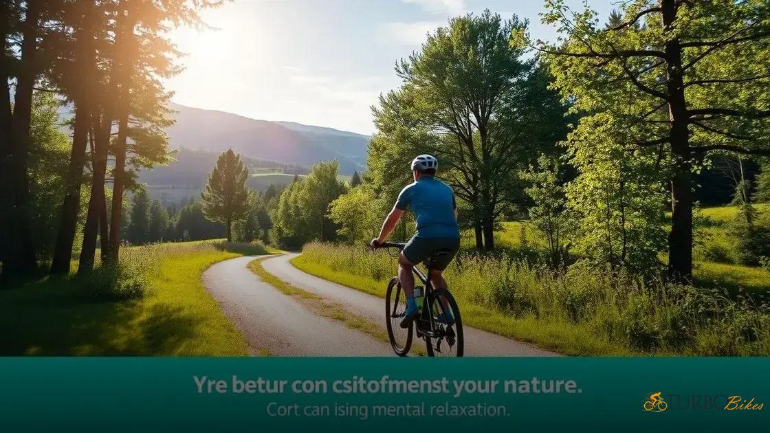  Pedalar na natureza: conexão com o ambiente e redução da carga mental