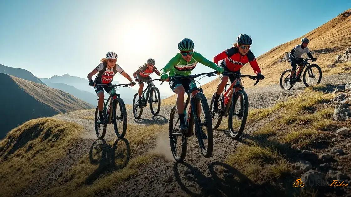  Principais modalidades de MTB: Cross Country, Downhill, Enduro e Marathon