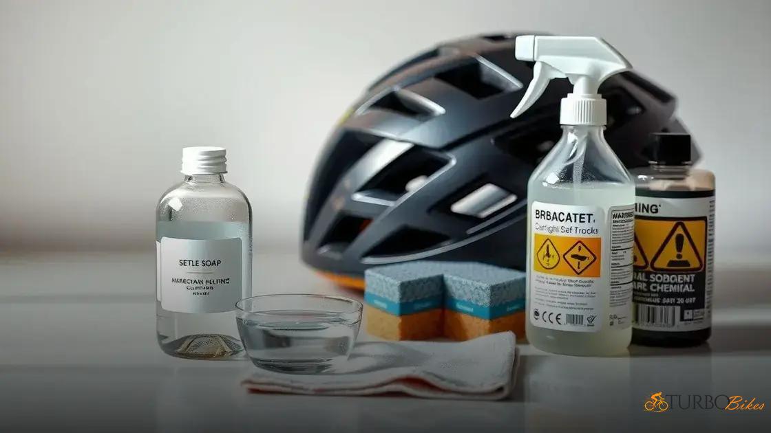  Produtos recomendados e o que evitar ao limpar o capacete