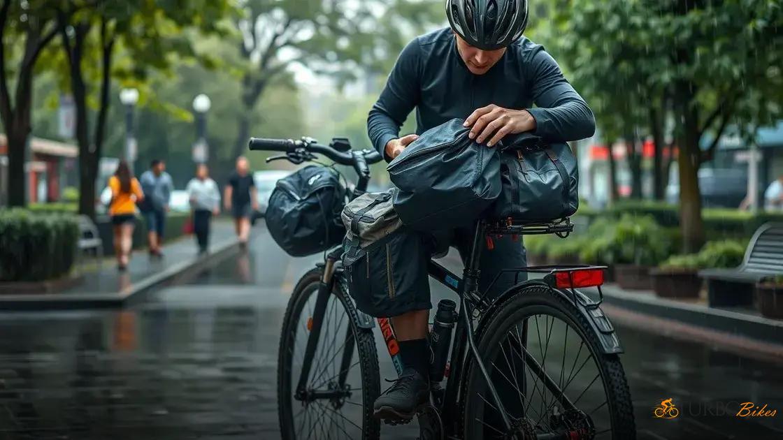  Proteção contra chuva, poeira e impactos durante o transporte