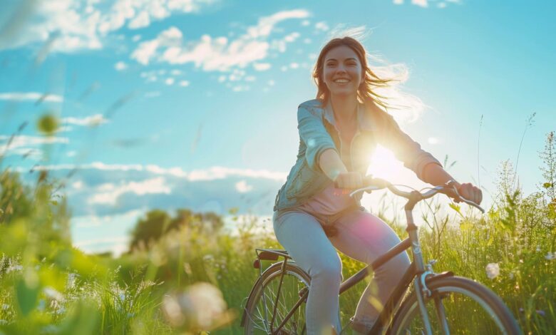 saúde e bem-estar no ciclismo