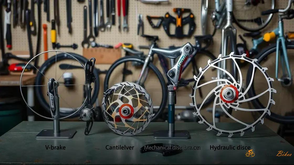  Tipos de freios de bicicleta: V-brake, cantilever, disco mecânico e disco hidráulico