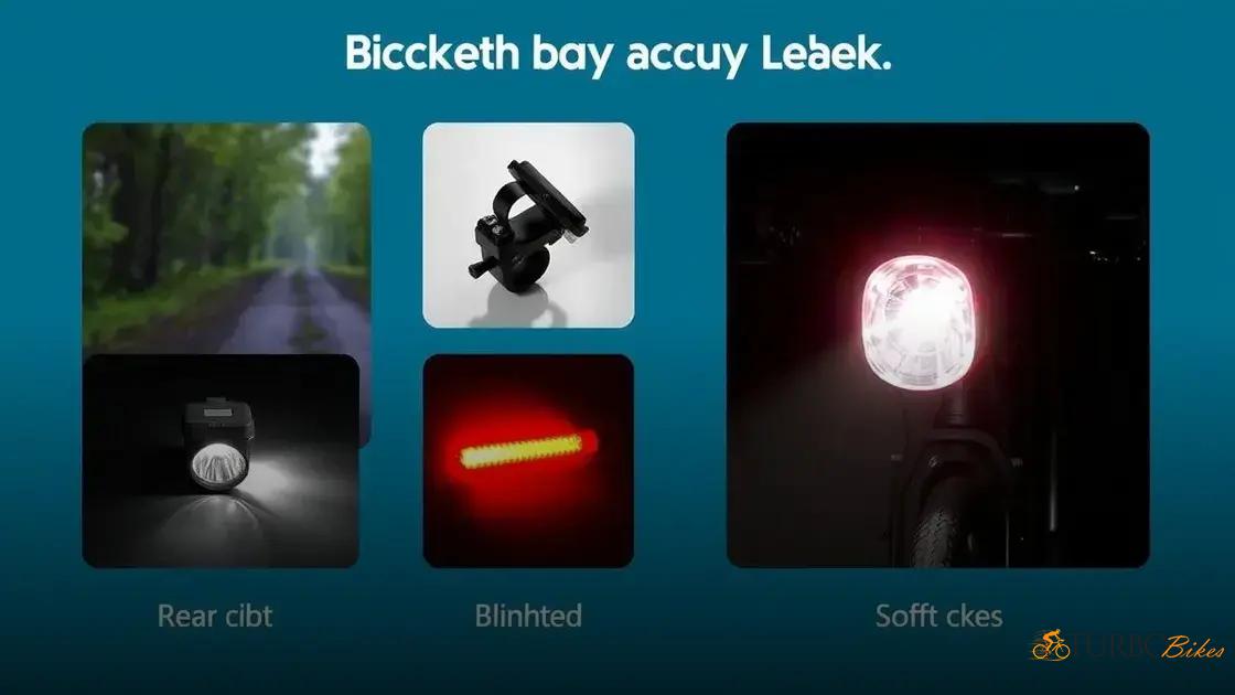  Tipos de luzes de bicicleta: dianteiras, traseiras e laterais