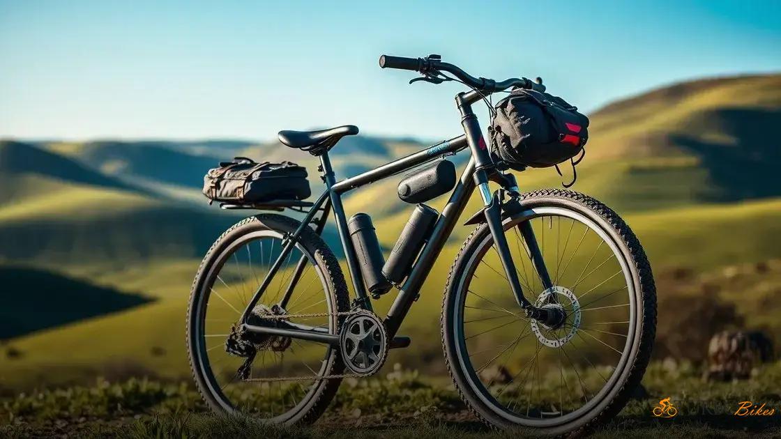  Bicicleta adequada e ajustes para viagens longas