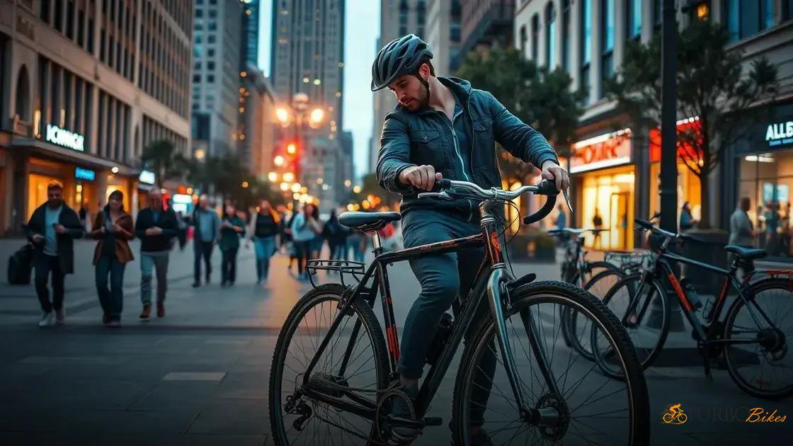  Cadeado de alta segurança: protegendo sua bike na cidade