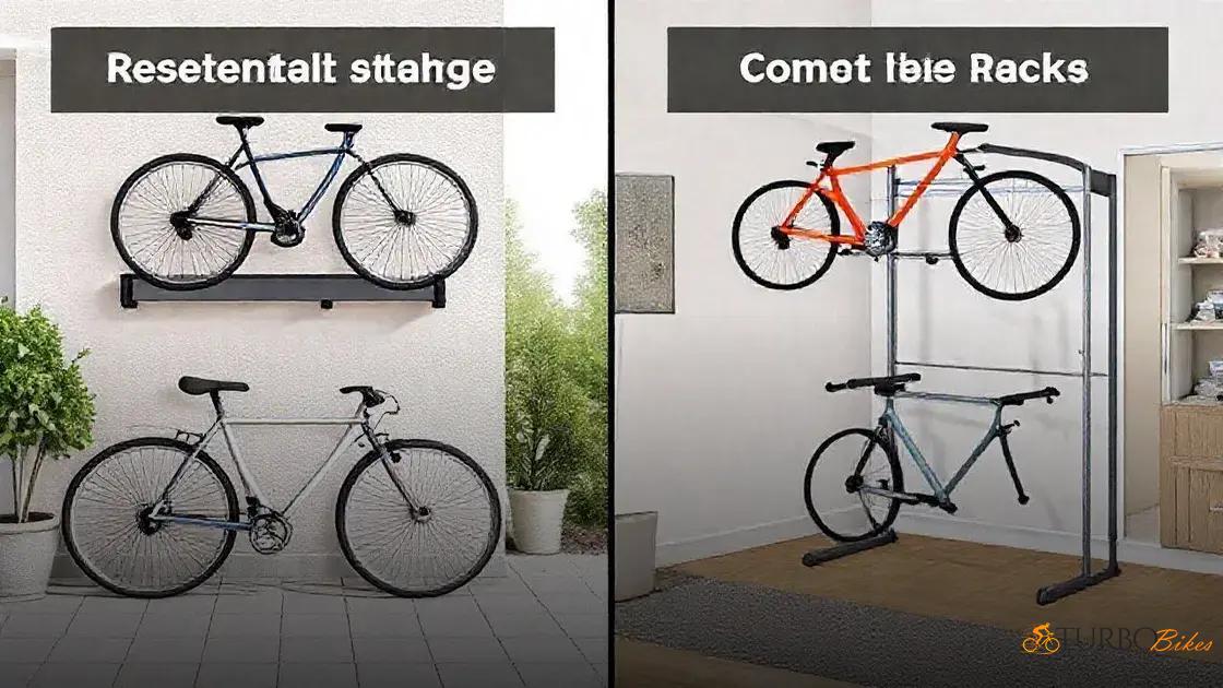  Diferença entre bicicletários para casa e apartamento