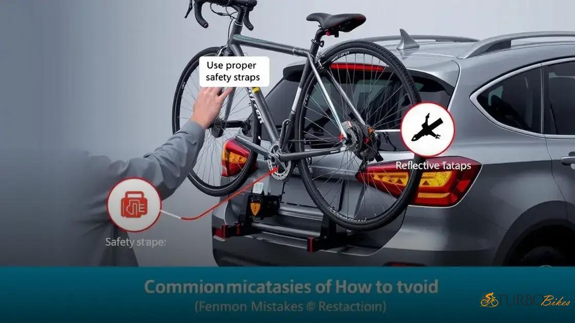  Erros comuns ao transportar bicicletas e como evitá-los