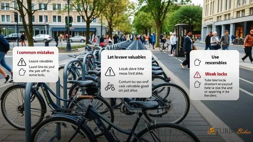  O que evitar ao usar bicicletários em ruas e estações