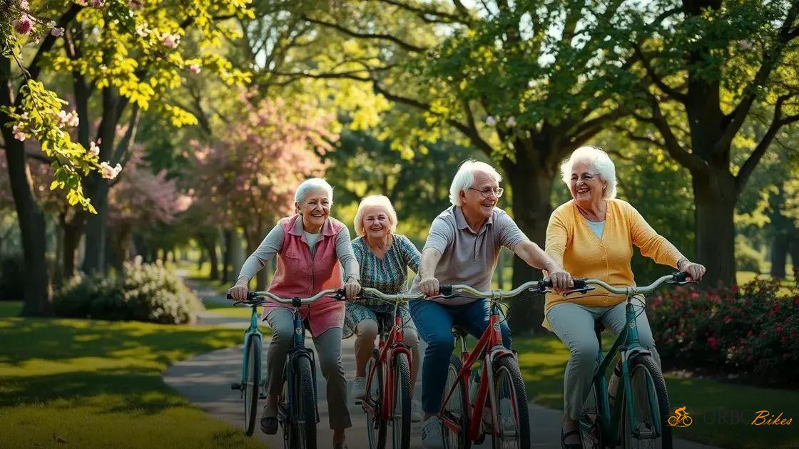  Principais benefícios físicos e mentais do pedal na terceira idade