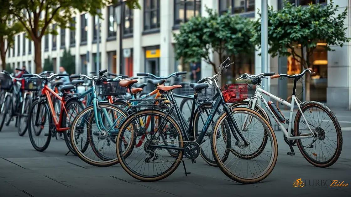  Tipos de bicicletários disponíveis em áreas urbanas
