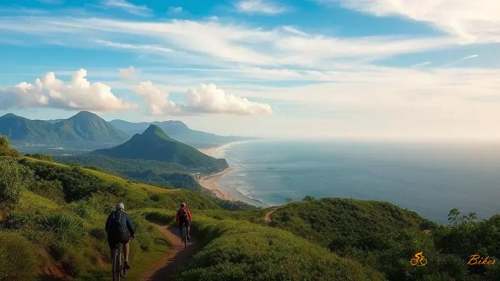  As melhores rotas para pedalar entre praias e serras