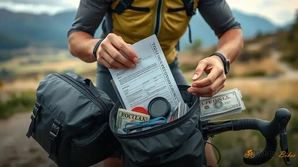  Documentos, dinheiro e acessórios pessoais importantes