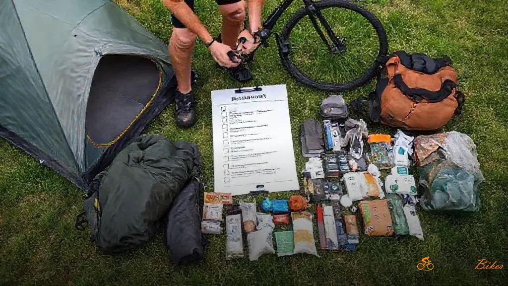  Checklist completo para acampar com a bicicleta sem imprevistos